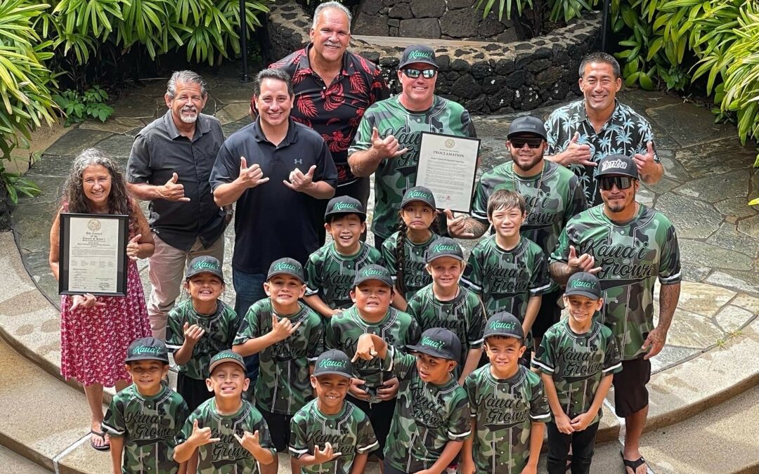 October 11, 2022 Declared Kauaʻi Grown 8U Baseball Team Day